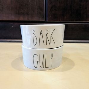 Rae Dunn pet dishes